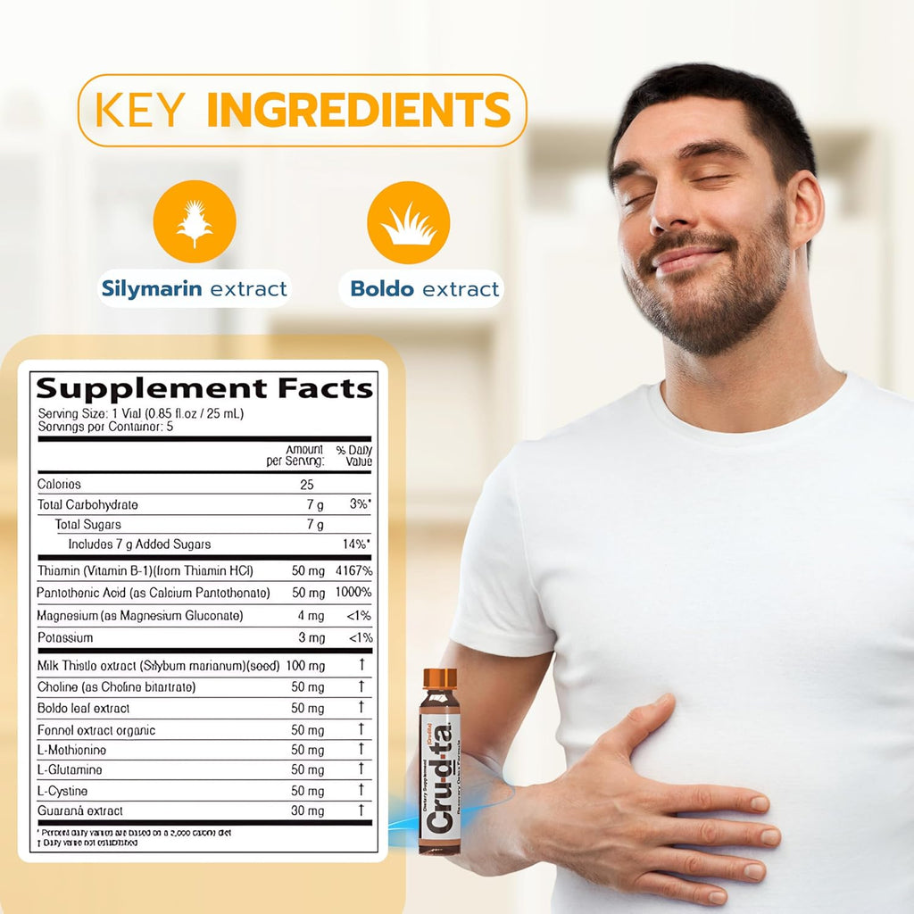 Crudta con Milk Thistle (cardo mariano) y boldo – ingredientes clave del suplemento – USA