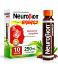 Neurobion Energy Suplemento Alimenticio Líquido 10 Viales (25 ml c/u) | Energy Blend con B1+B6+B12, Té Verde y Cafeína