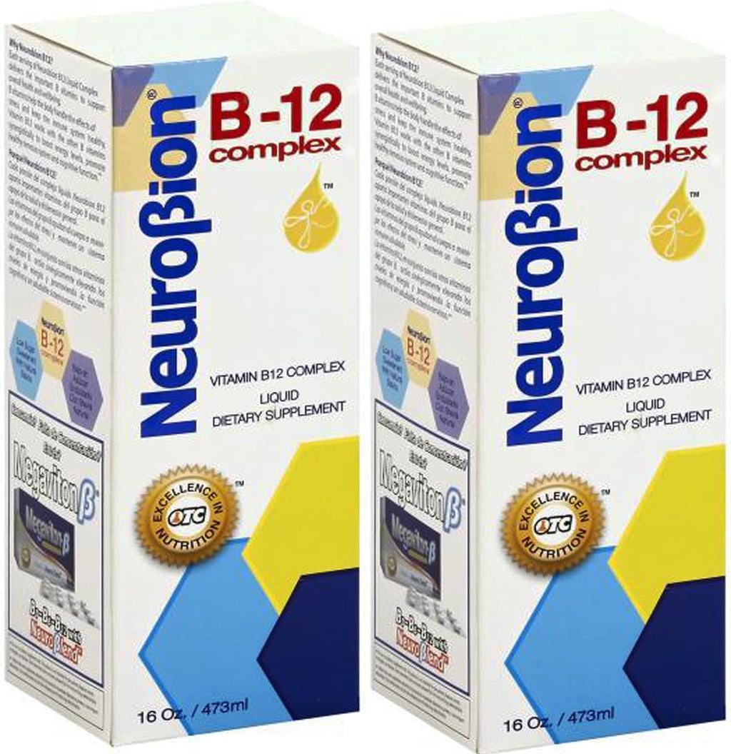 Neurobion B12 Liquid Complex 16 oz (473 ml) pack x2 sabor cítrico – complejo B líquido – Latin Sabor USA