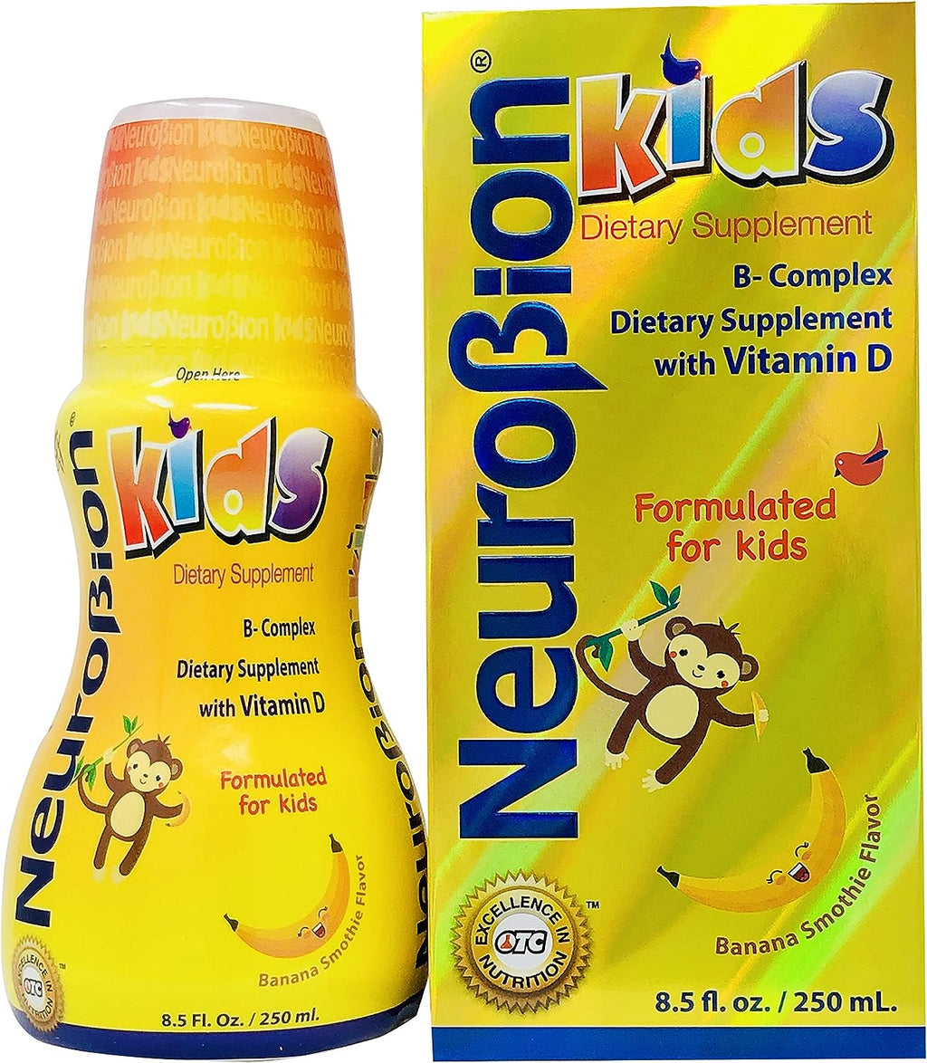 Neurobion Kids B-Complex líquido 8.5 fl oz (236 ml) multivitamínico infantil – Latin Sabor USA